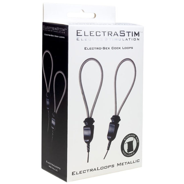 ELECTRASTIM - ELECTRALOOPS E-STIM ANNEAUX PÉNIS MÉTALLIQUES RÉGLABLES by ELECTRASTIM