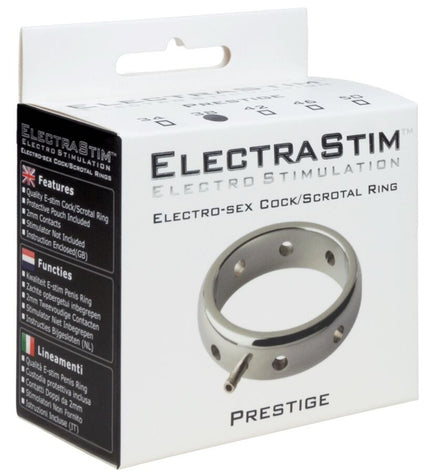 ELECTRASTIM - ANNEAU PÉNIS ÉLECTROMAGNÉTIQUE PRESTIGE EN MÉTAL 42 MM by ELECTRASTIM