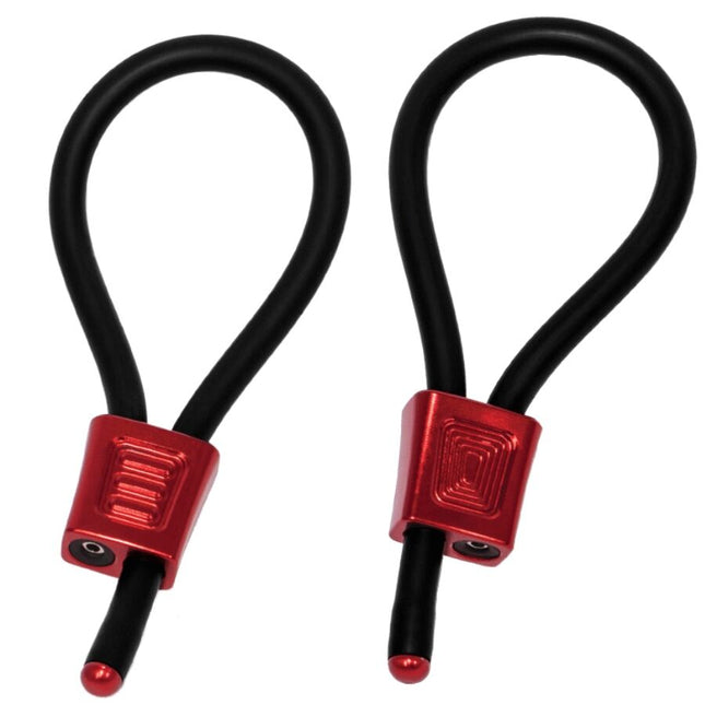 ELECTRASTIM - PRESTIGE ELECTRA LOOPS ANNEAUX PÉNIENS RÉGLABLES ROUGES by ELECTRASTIM