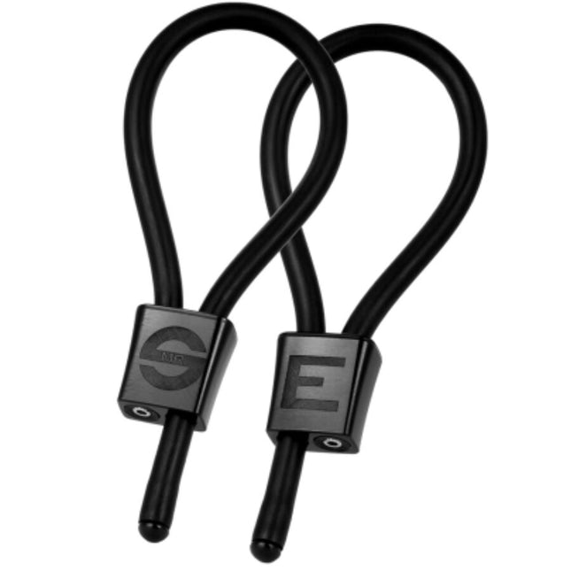 ELECTRASTIM - PRESTIGE ELECTRA LOOPS ANNEAUX PÉNIENS RÉGLABLES NOIRS by ELECTRASTIM
