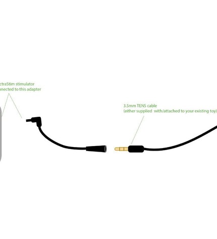 ELECTRASTIM - ADAPTATEUR STANDARD VERS PRISE 3,5 MM by ELECTRASTIM