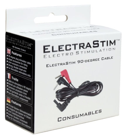 ELECTRASTIM - CÂBLES DE STIMULATION À 90 DEGRÉS by ELECTRASTIM