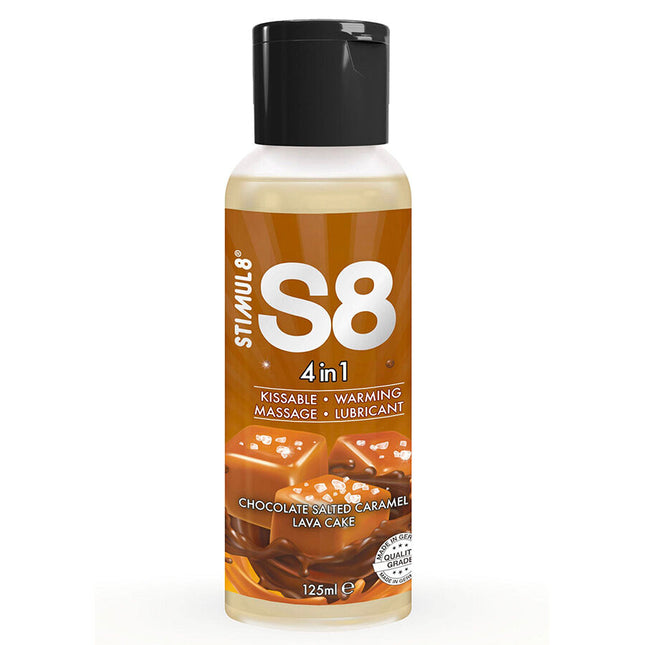 STIMUL8 - S8 LUBRIFIANT DESSERT 4 EN 1 CHOCOLAT ET CARAMEL SALÉ 125 ML by STIMUL8