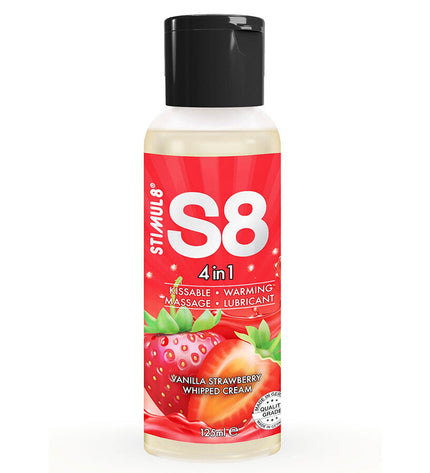 STIMUL8 - S8 LUBRIFIANT DESSERT FRAISE 4 EN 1 125 ML by STIMUL8