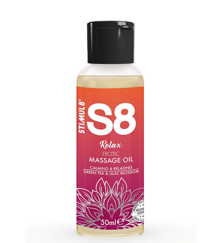 STIMUL8 - S8 RELAX HUILE DE MASSAGE ÉROTIQUE THÉ VERT 50 ML by STIMUL8