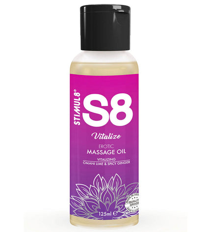 STIMUL8 - S8 VITALIZE HUILE DE MASSAGE AU CITRON VERT 125 ML by STIMUL8