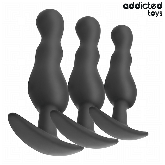 ADDICTED TOYS - LOT DE 3 PLUG ANAL MODÈLE 1 by ADDICTED TOYS