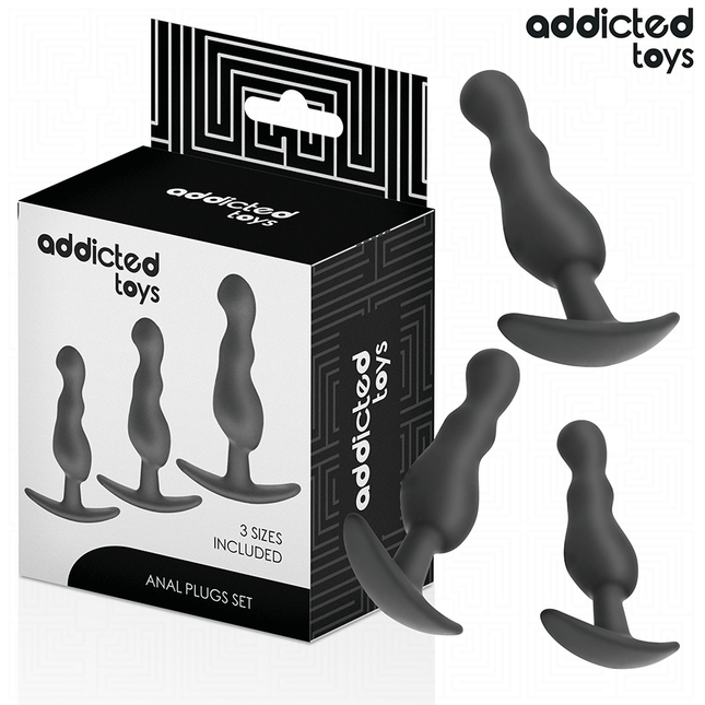 ADDICTED TOYS - LOT DE 3 PLUG ANAL MODÈLE 1 by ADDICTED TOYS