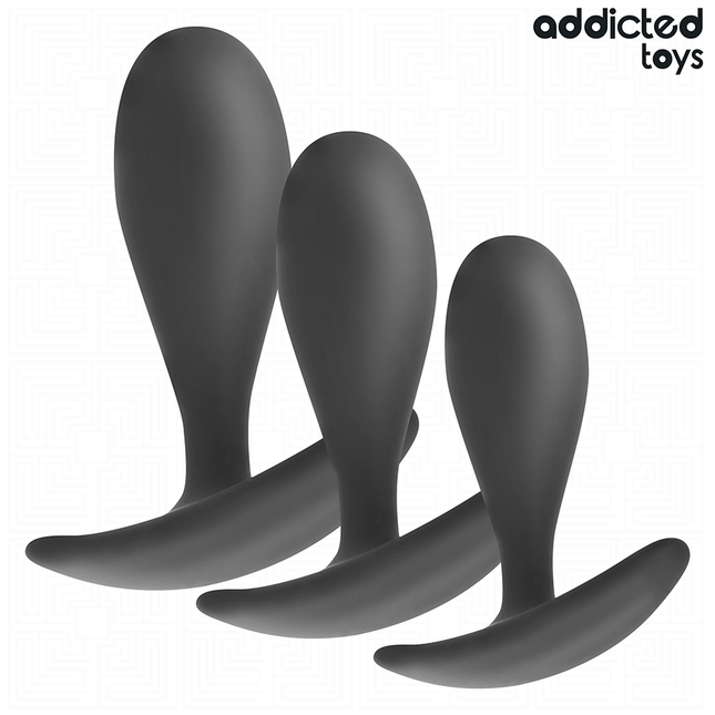 ADDICTED TOYS - LOT DE 3 PLUG ANAL MODÈLE 2 by ADDICTED TOYS