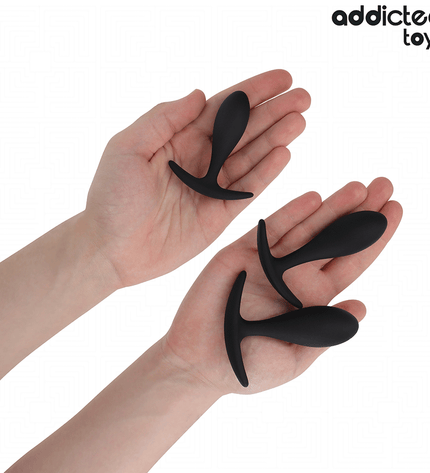 ADDICTED TOYS - LOT DE 3 PLUG ANAL MODÈLE 2 by ADDICTED TOYS
