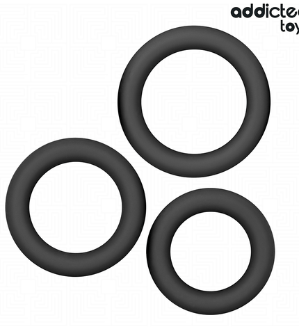 ADDICTED TOYS - LOT DE ANNEAUX EN SILICONE MODÈLE 1 by ADDICTED TOYS