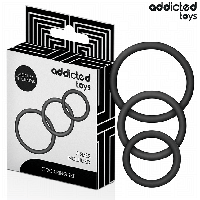 ADDICTED TOYS - LOT DE ANNEAUX EN SILICONE MODÈLE 2 by ADDICTED TOYS