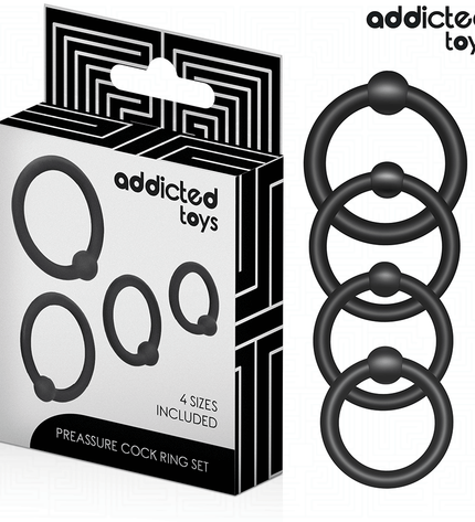 ADDICTED TOYS - LOT D'ANNEAUX EN SILICONE À PRESSION by ADDICTED TOYS