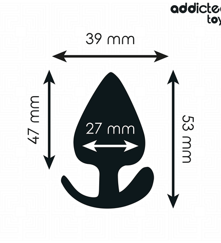 ADDICTED TOYS - PLUG ANAL TAILLE S 5,3 CM by ADDICTED TOYS