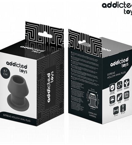 ADDICTED TOYS - PLUG ANAL CREUX EXTRÊME TAILLE M 8,7 CM by ADDICTED TOYS