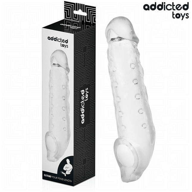 ADDICTED TOYS - EXTENSION DE PÉNIS TRANSPARENTE TAILLE S 23 CM by ADDICTED TOYS