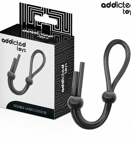 ADDICTED TOYS - CORDE EN SILICONE POUR LE PÉNIS À DOUBLE BOUCLE by ADDICTED TOYS