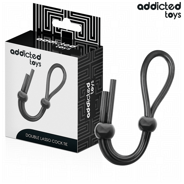 ADDICTED TOYS - CORDE EN SILICONE POUR LE PÉNIS À DOUBLE BOUCLE by ADDICTED TOYS