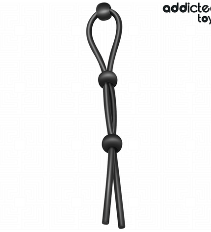 ADDICTED TOYS - CORDE EN SILICONE POUR LE PÉNIS À TRIPLE BOUCLE by ADDICTED TOYS