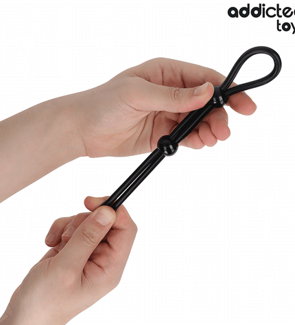 ADDICTED TOYS - CORDE EN SILICONE POUR LE PÉNIS À DOUBLE BOUCLE by ADDICTED TOYS