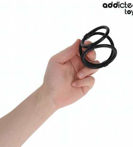 ADDICTED TOYS - ANNEAU PÉNIS TRIPLE by ADDICTED TOYS