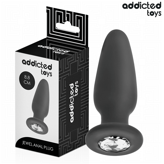ADDICTED TOYS - PLUG ANAL AVEC BIJOU TAILLE S 8,8 CM by ADDICTED TOYS