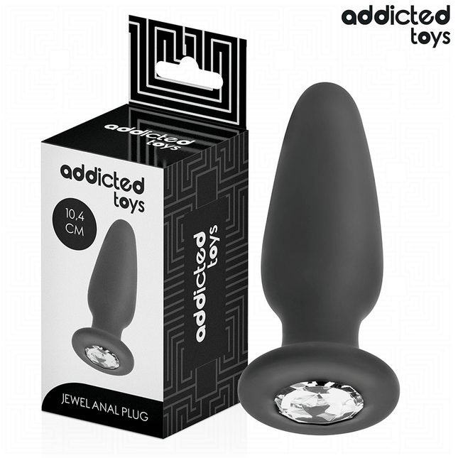 ADDICTED TOYS - PLUG ANAL AVEC BIJOU TAILLE M 10,4 CM by ADDICTED TOYS