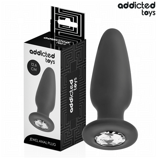 ADDICTED TOYS - PLUG ANAL AVEC BIJOU TAILLE L 12,6 CM by ADDICTED TOYS