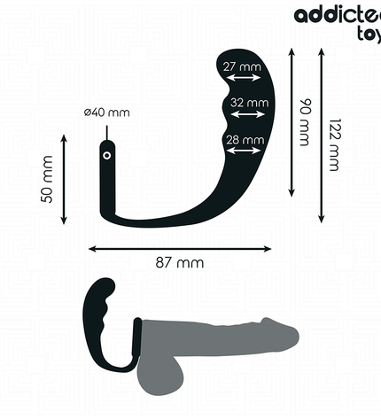 ADDICTED TOYS - PLUG ANAL AVEC ANNEAU MODÈLE 4 by ADDICTED TOYS