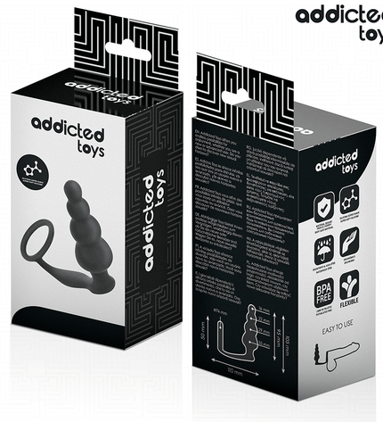 ADDICTED TOYS - PLUG ANAL AVEC ANNEAU MODÈLE 5 by ADDICTED TOYS