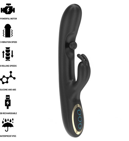 IBIZA - VIBRATEUR RABBIT PUISSANT AVEC PERLE ROULANTE MASSANTE by IBIZA TECHNOLOGY