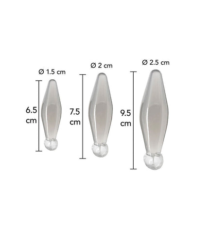 TOYJOY - JEU ANAL FINGER RIMMER 3 PIÈCES TRANSPARENT by TOYJOY