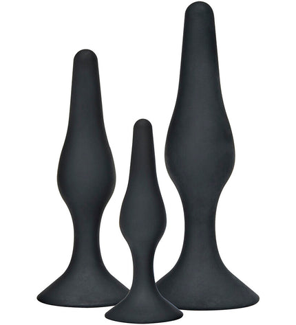 TOYJOY - Plug anal CURVY COMPANIONS 3 pièces Noir by TOYJOY