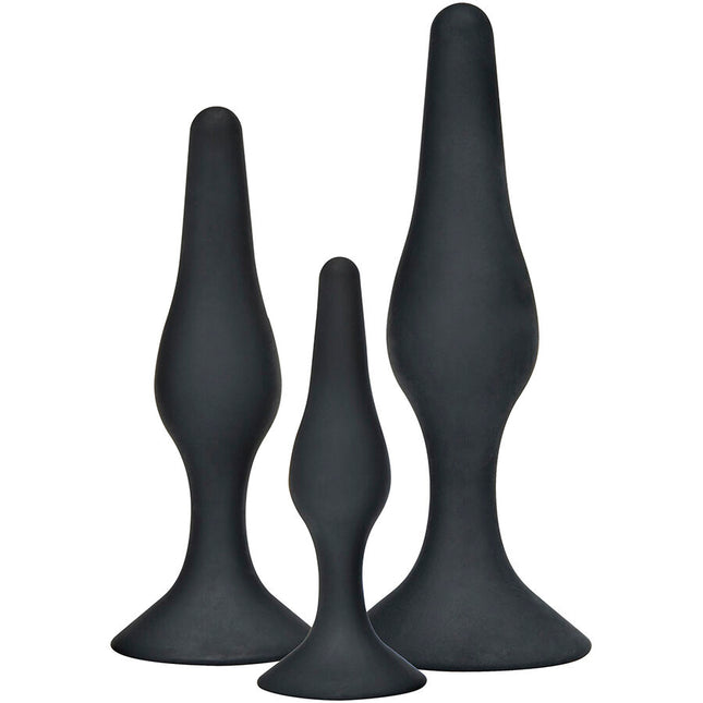 TOYJOY - Plug anal CURVY COMPANIONS 3 pièces Noir by TOYJOY