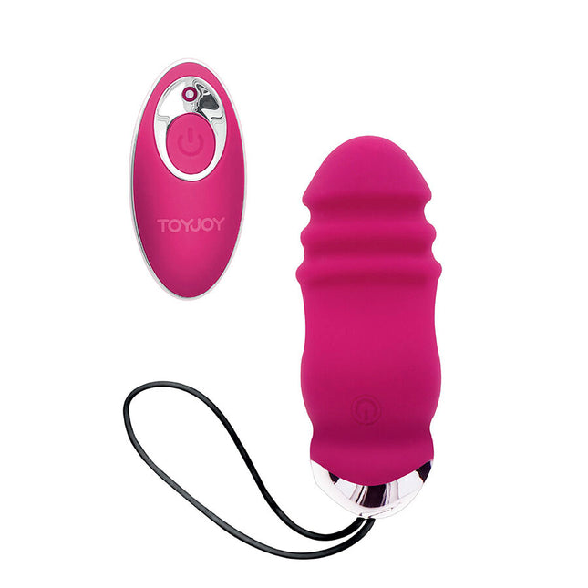 TOYJOY - HAPPINESS SUNN SIDE UP AND DOWN VIBRATEUR FUCHSIA TÉLÉCOMMANDE by TOYJOY