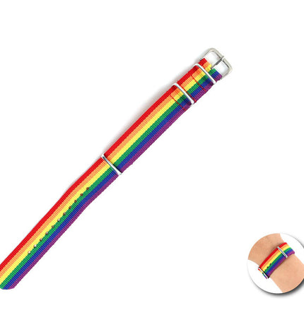 FIERTÉ - BRACELET DRAPEAU ARC-EN-CIEL by PRIDE