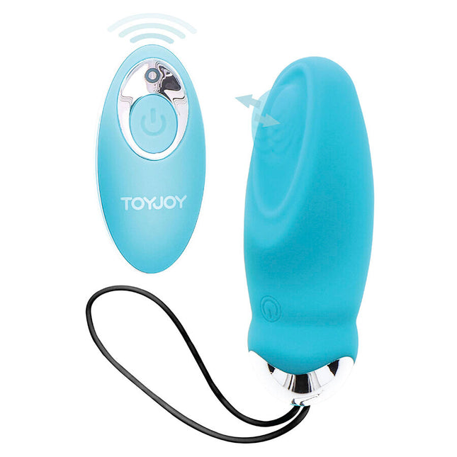 TOYJOY - HAPPINESS IM SO EGGCITED VIBRATEUR TÉLÉCOMMANDE BLEU by TOYJOY