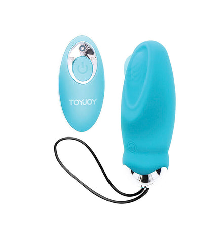 TOYJOY - HAPPINESS IM SO EGGCITED VIBRATEUR TÉLÉCOMMANDE BLEU by TOYJOY