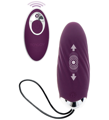 TOYJOY - HAPPINESS KNOCK KNOCK EGGSTAVAGANT VIBRATEUR TÉLÉCOMMANDE VIOLET by TOYJOY