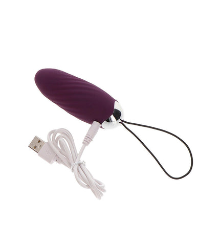 TOYJOY - HAPPINESS KNOCK KNOCK EGGSTAVAGANT VIBRATEUR TÉLÉCOMMANDE VIOLET by TOYJOY