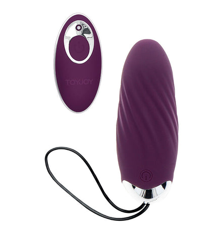 TOYJOY - HAPPINESS KNOCK KNOCK EGGSTAVAGANT VIBRATEUR TÉLÉCOMMANDE VIOLET by TOYJOY