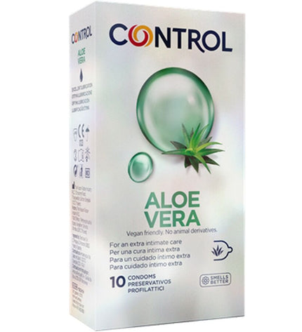 CONTROL - PRÉSERVATIFS À L'ALOE VERA 10 UNITÉS by CONTROL CONDOMS