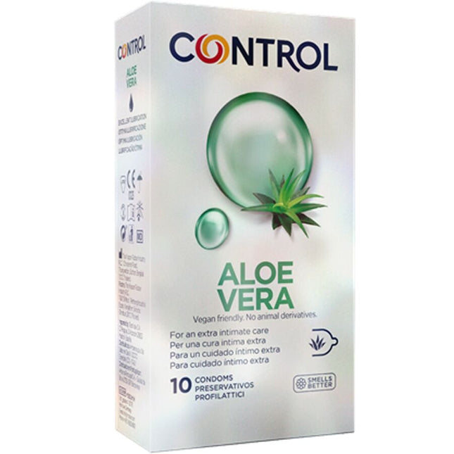 CONTROL - PRÉSERVATIFS À L'ALOE VERA 10 UNITÉS by CONTROL CONDOMS