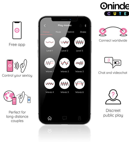 ONINDER CUTE - LOVE BUNNY VIBRATEUR POINT G CLITORIS - APPLICATION GRATUITE MONDIALE by ONINDER CUTE