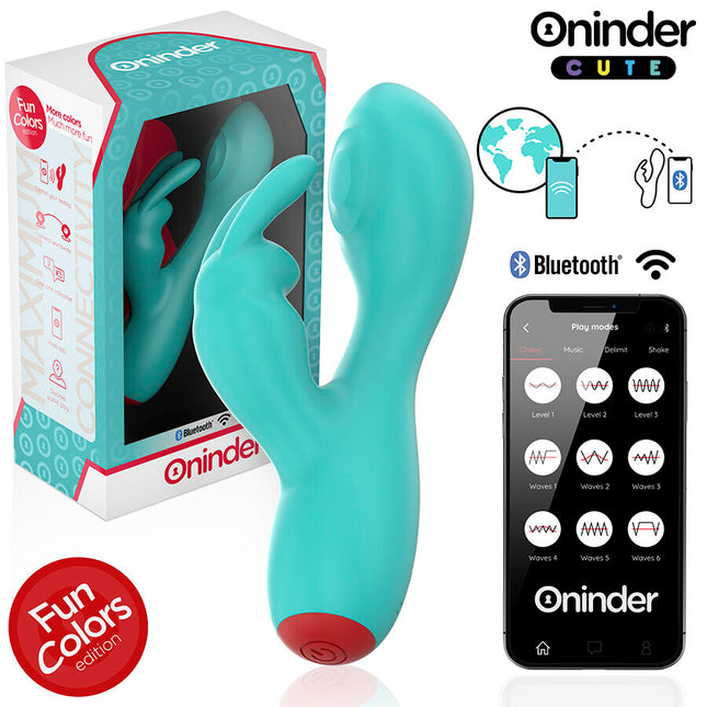 ONINDER CUTE - VIBRATEUR CLITORISÉ LOVE BUNNY G-SPOT - APPLICATION MONDIALE GRATUITE by ONINDER CUTE
