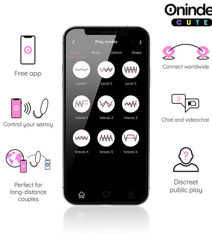 ONINDER CUTE - ŒUF EN SILICONE VIBRANT ET ROTATIF À 360° - APPLICATION MONDIALE GRATUITE by ONINDER CUTE