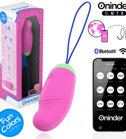 ONINDER CUTE - ŒUF EN SILICONE VIBRANT ET ROTATIF À 360° - APPLICATION MONDIALE GRATUITE by ONINDER CUTE