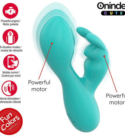 ONINDER CUTE - VIBRATEUR CLITORISÉ LOVE BUNNY G-SPOT - APPLICATION MONDIALE GRATUITE by ONINDER CUTE