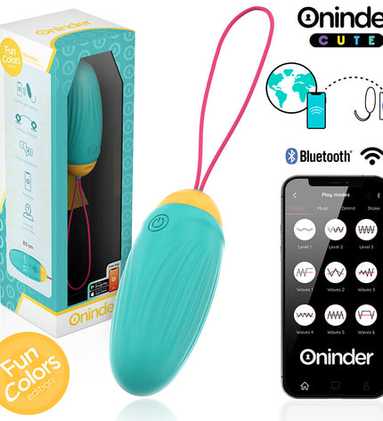 ONINDER CUTE - ŒUF VIBRANT LOVE PLEASURE - PIERRES EN SILICONE ROTATIVES - APPLICATION MONDIALE GRATUITE by ONINDER CUTE