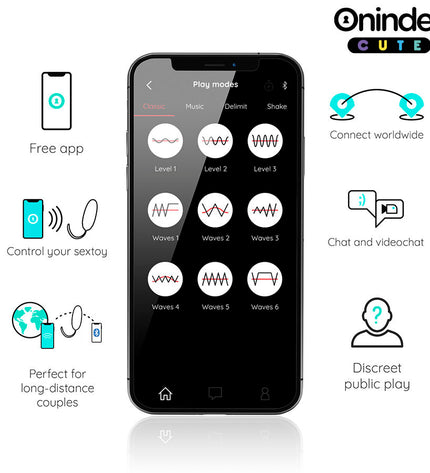 ONINDER CUTE - ŒUF VIBRANT LOVE PLEASURE - PIERRES EN SILICONE ROTATIVES - APPLICATION MONDIALE GRATUITE by ONINDER CUTE